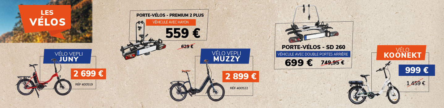 promotions vélos