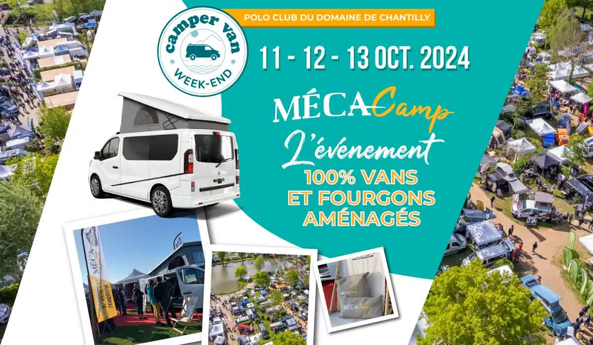 MéCa-Camp au Camper Van Week-End de Chantilly