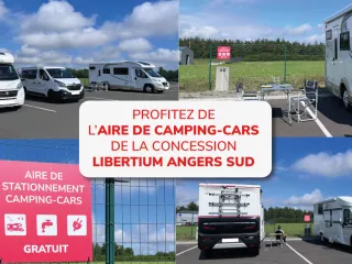 AIRE DE CAMPING CAR LIBERTIUM ANGERS SUD