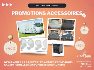 promotion accessoires du 12 au 26 octobre 2024